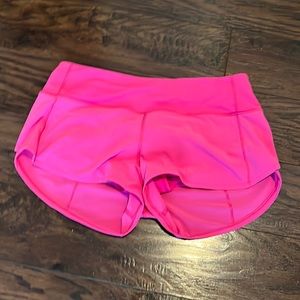 Sonic Pink Lululemon Speed Up Shorts